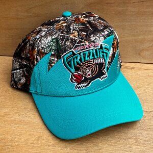 MITCHELL & NESS VANCOUVER GRIZZLIES CAMO SHARK TOOTH SNAPBACK HAT NEW